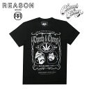 REASON/リーゾン CHEECH&CHONG チ―チョン LABEL TEE コラボ 前面プリント 半袖Tシャツ コットン素材 チーチとチョンのコラボのプリント /B系/ストリート/ダンス衣装/チーム/カジュアル/アメカジ/インポート/大きいサイズ/ビッグサイズ