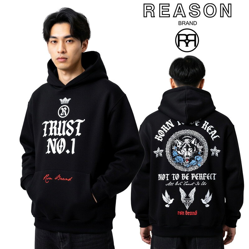 (^^)専用 FOR A REASON パーカー Lサイズ ブラック 楽天市場】Reason Clothing（パーカー｜トップス）：メンズ