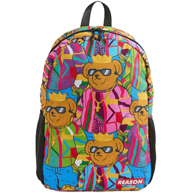 REASON/リーズン/BEAR KING BACKPACK BAG デイパック/リュック/バックパック/B系 ストリート ダンス 衣装 チーム カジュアル アメカジ イベント リゾート 通勤・通学