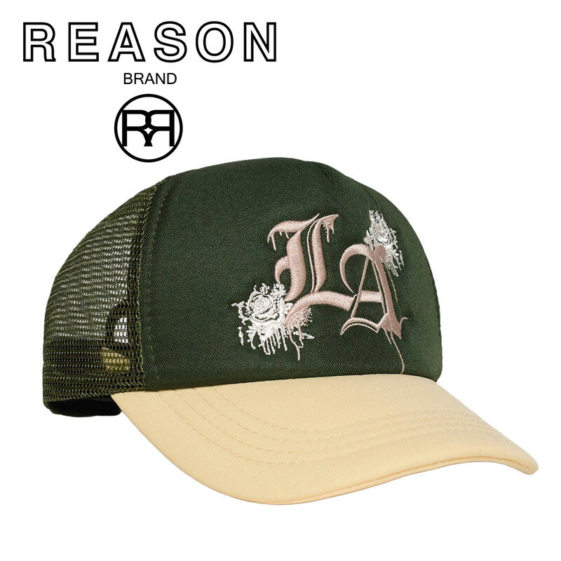 REASON リーズン スナップバック VINTAGE HAT メッシュバック　ベースボール キャップ ラウンドカーブ B系 ストリート ダンス 衣装 チーム カジュアル アメカジ インポート フリーサイズ