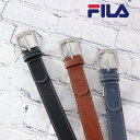 フィラ ベルト FILA メンズ カジュアル ブランド レディース ステッチ ビジネス カジュアル 黒 ブラック 茶色 ブラウン デニム ジーンズ ジーパン 楽...