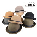 ルーベン ハット RUBEN 帽子 フエルトボーラーハット L XL 大きいサイズ BIG メンズ レディース 旅行 男性 女性 20代 30代 40代 50代...