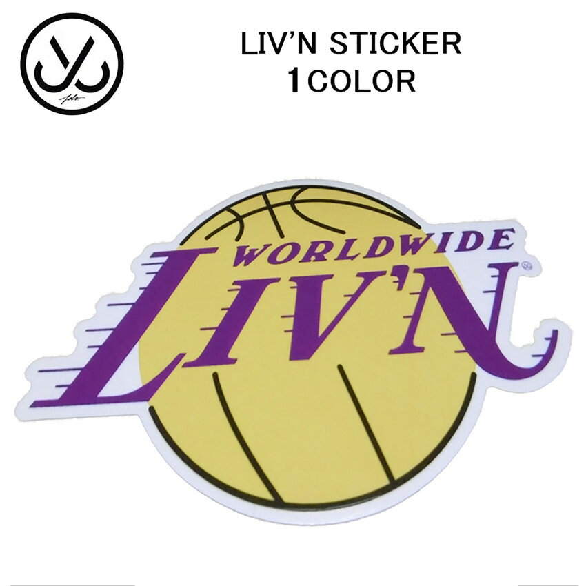 ●BIG SALE!●ジャスリブ ステッカー JSLV LIV'N STICKERデカール・シール STK 8024