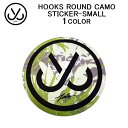 ●BIG SALE!●ジャスリブ ステッカー JSLV HOOKS ROUND CAMO STICKER-SMALLデカール・シール STK 8013