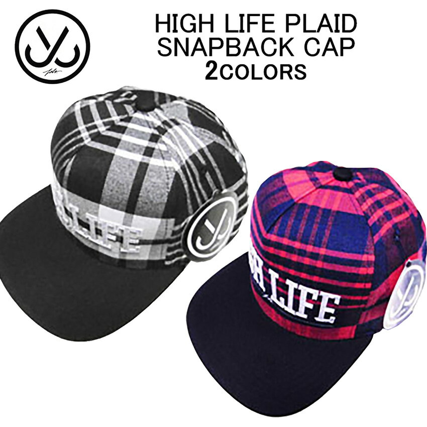 㥹 ˹ҡå JSLV HIGH LIFE PLAID SNAPBACK CAPȥåץХååס/ǥ(˽)(ե꡼) MHA 1017