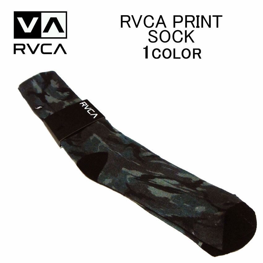 ルカ/ルーカ 靴下・レッグウェア RVCA PRINT SOCKソックス・メンズ/レディース 男女兼用 フリーサイズ MASOQRPS