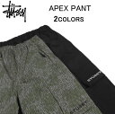 ステューシー ズボン・パンツ STUSSY APEX PANTナイロンパンツ・カーゴパンツ・軍パン・ミルスペック・ボトムス・メンズ(男性用)・スチューシー・ストゥーシー・(S M L XL XXL サイズ)116480