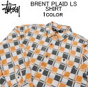 ステューシー 長袖シャツジャケット STUSSY BRENT PLA