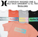 日本未発売！ハーレー 半袖 Tシャツ HURLEY EVERYDAY WASHED ONE ONLY BOX GRADIENTS/SL TEEOAO(ワンアンドオンリー) ショートスリーブティーシャツ カットソー トップス メンズ(男性用) ハーレイ ハーリー (S M L XL XXL サイズ) DB3252