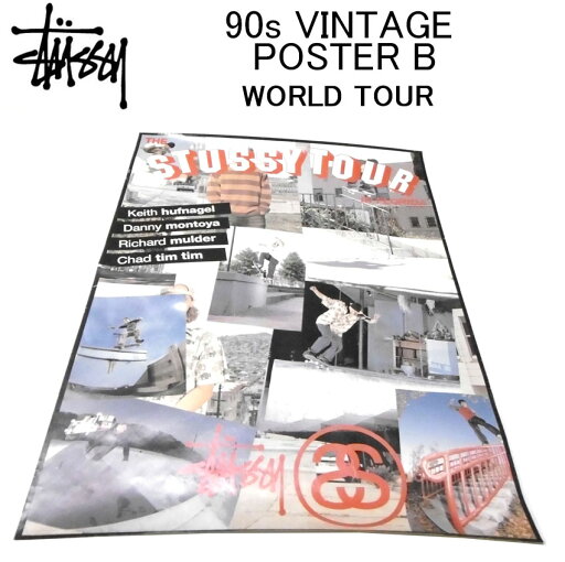 ステューシー ポスター STUSSY 90s VINTAGE POSTER Bアートポスター・ヴィンテージバナー・ディスプレー・インテリア・エクステリア・実店舗使用の貴重な非売品中古 ステューシー ポスター STUSSY 90s VINTAGE POSTER Bアートポスター・ヴィンテージバナー・ディスプレー・インテリア・エクステリア・実店舗使用の貴重な非売品中古