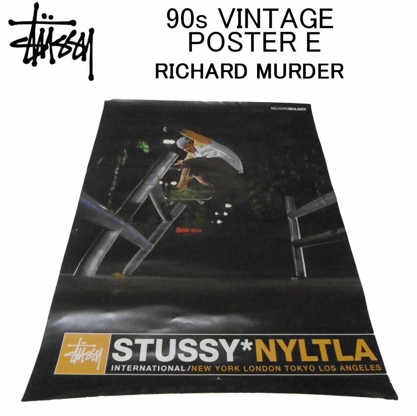 ステューシー ポスター STUSSY 90s VINTA