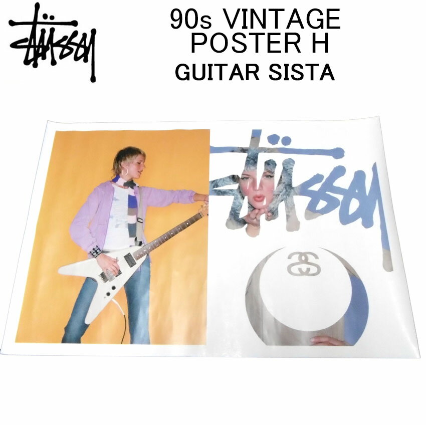 ステューシー ポスター STUSSY SISTA 90s VINTAGE POSTER Hレディース・アートポスター・ヴィンテージ..