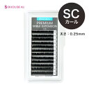 【ポイント2倍】プレミアムセーブル12列 SCカール (太さ:0.25mm) (長さ:8～15mm)マツエク まつげエクステ まつ毛エク…