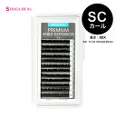 【10%OFFセール中】【ポイント2倍】プレミアムセーブル12列 SCカール (太さ:0.1/0.15/0.2/0.25mm) (長さMIX:8～13mm…