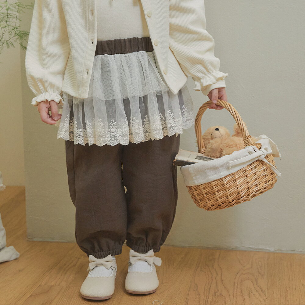 BILY Anna Skirt Pants 女の子 1歳から4歳 80-110cm スカートパンツ レース 全3色