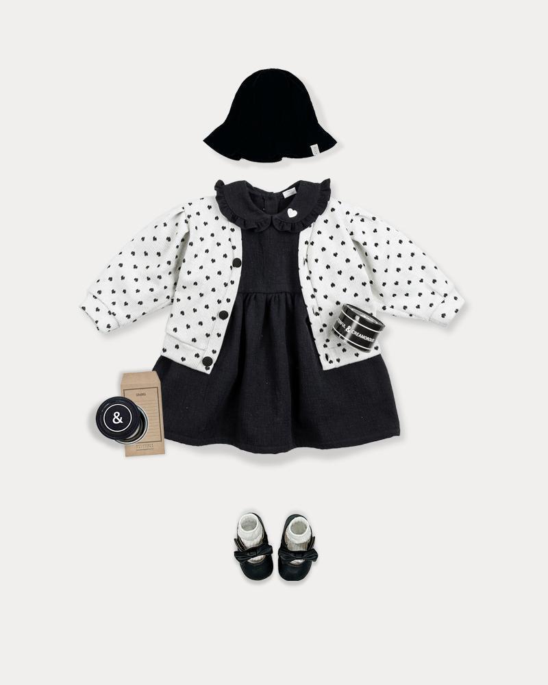 BILY Clair dress 女の子 ワンピース 1歳から4歳 80-110cm キッズ用 コットン 全2色