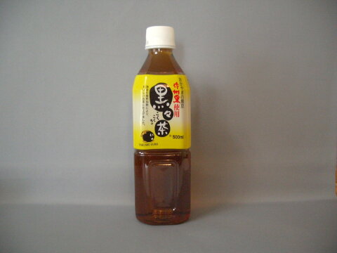 岡山県の黒豆「作州黒」使用「黒々茶」（黒豆茶）500mlX24