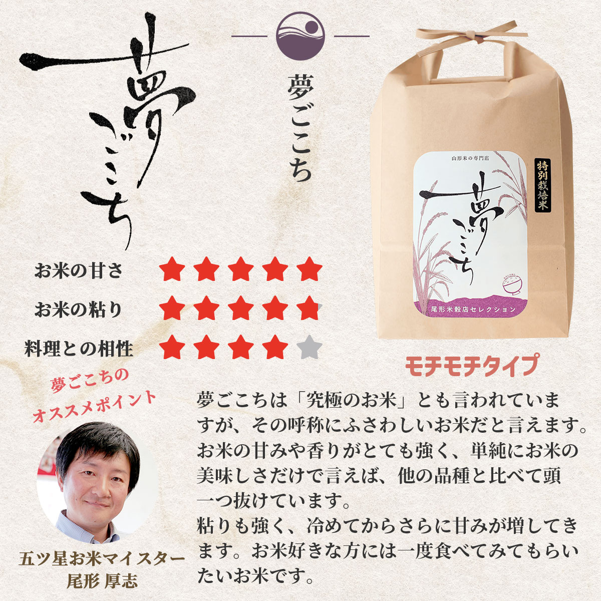 令和7年産 山形県産 夢ごこち 白米 10kg 特別栽培米希少品種 ゆめごこち 夢心地 ご...