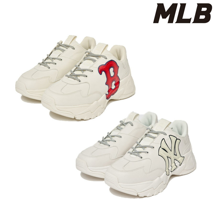 楽天bimishop[MLB KOREA]エムエルビーコリア 22新作 Bigball CHUNKY A Classic チャンキー スニーカー 厚底スニーカー レディース シューズ メンズ厚底スニーカー 6cm 人気商品 オールシーズンコーデ シンプル履きやすい 韓国ファッション 100％正規品 ニューヨークヤンキース3ASHCS12N