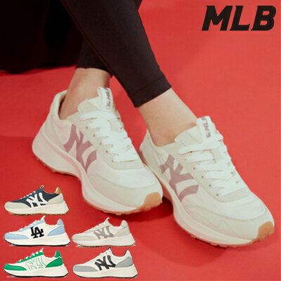 MLB KOREA エムエルビー CHUNKY JOGGER SHOES 韓国ファッション 男女共用 スニーカー おしゃれ 通学 通勤 メンズシューズ レディーススニーカー カジュアル 人気シューズ 厚底5センチスニーカー レトロ風カラー ヴィンテージ 機能性＋デザイン性