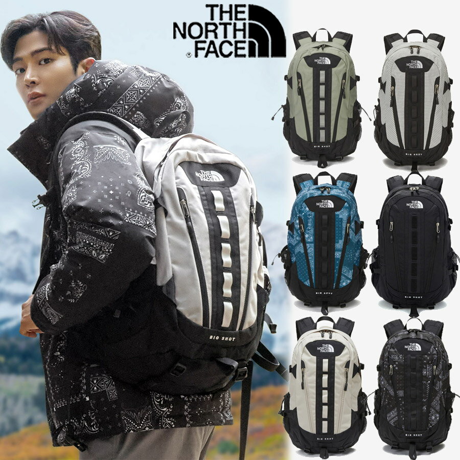 [THE NORTH FACE] BIG SHOT 韓国正規品 大容量 韓国リュック 通勤通学 バックパック レディース リュック メンズバッグ ザック ノートパソコン 韓国ファッション ノースフェイスベストセラー 30L カラバリ豊富 NM2DN00 NM2DM51