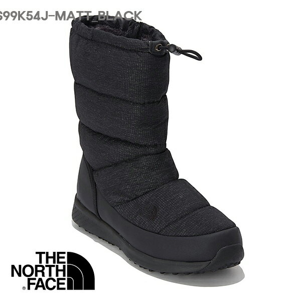 THE NORTH FACE W BOOTIE ZIP CLASSIC NS99K54J-MATT_BLACK-Yノースフェイスブーツ レディーブーツ 冬ブーツ レディー運動靴 100%正規品 無料配送