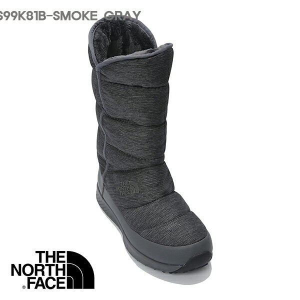 THE NORTH FACE W BOOTIE CUFF NS99K81B-SMOKE_GRAY-Yノースフェイスブーツ レディーブーツ 冬ブーツ レディー運動靴 100%正規品 無料配送