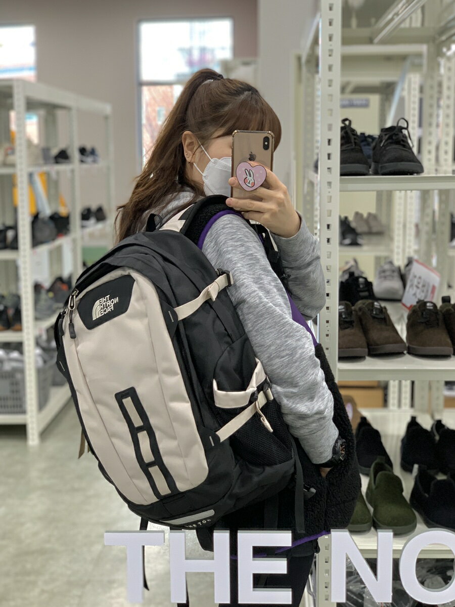 THE NORTH FACE HOT SHOT 韓国正規品 大容量 韓国リュック 28L 通勤通学 バックパック レディース リュック メンズバッグ ザック ノートパソコン 旅行かばん 韓国ファッション