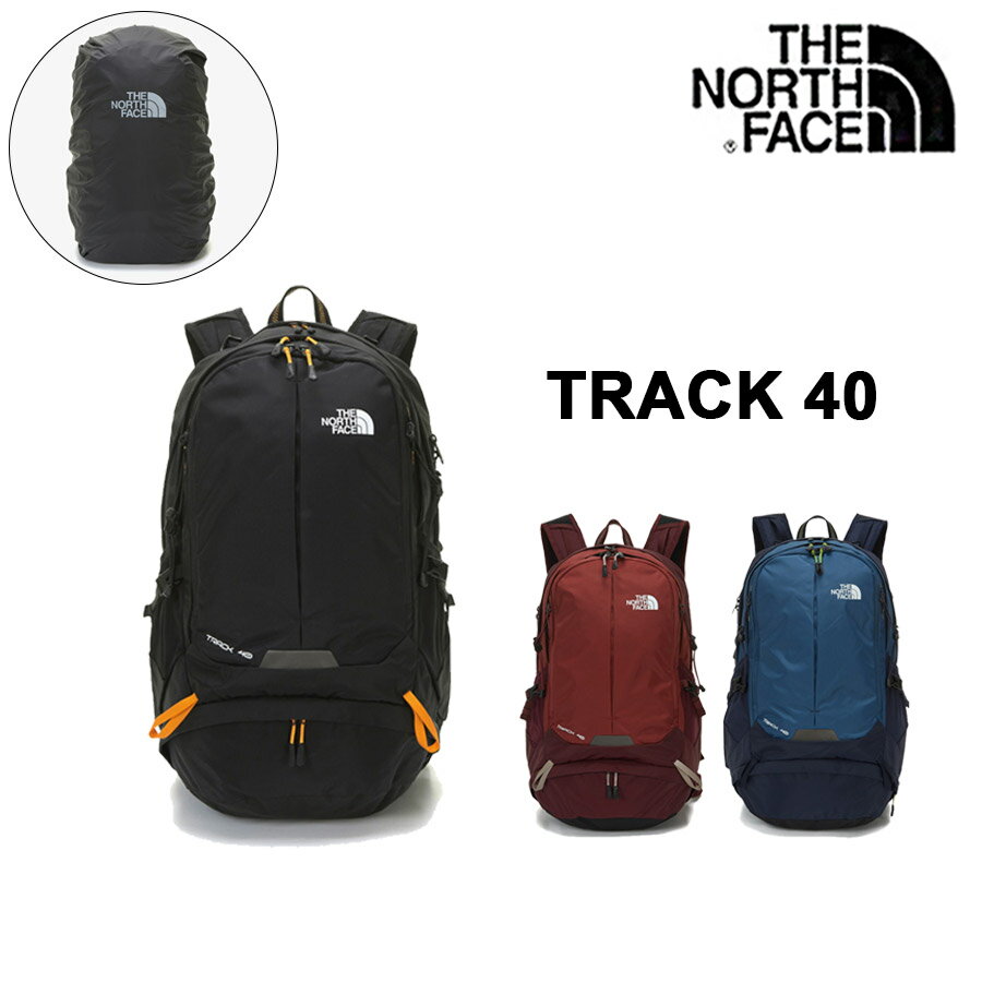 [THE NORTH FACE] ザノースフェイス TRACK 40 マウンテンバッグ 通勤用リュック バックパック 男女兼用メンズレディースリュックバッグ オススメデイリーリュック 新商品バッグ 100％正規品 ノートパソコン入れ付き レインカバー付き スティック掛け付き40L NM2SN60