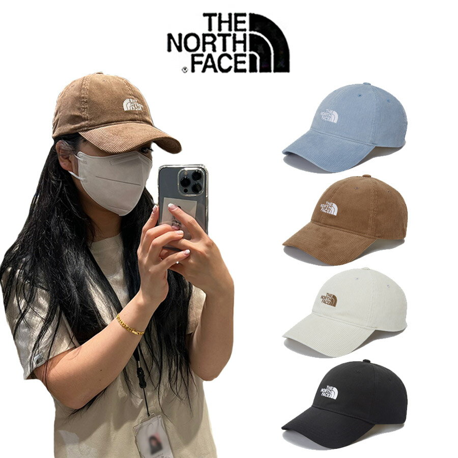 [THE NORTH FACE] ザノースフェイス COTTON BALL CAP カラフルキャンプ帽子 コットン帽子 シンプル 韓国 ファッション男女兼用メンズレディースオススメカップルアイテムロゴシンプルベーシックポイントアイテムカジュアルストリート コーデュロイキャップ NE3CN51