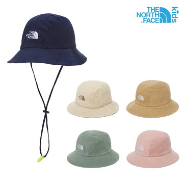 [ノースフェイス] THE NORTH FACE KIDS COTTON BUCKET HAT キッズバケットハット ホライズンハット アウトドア用 旅行用 女の子帽子 男の子帽子 ハット 帽子キッズコーデ デイリーコーデ 100％正規品 5色 NE3HN53