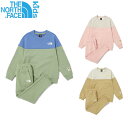 [THE NORTH FACE] K'S CUMBY SWEAT SET ノースフェイス キッズ 長袖 Tシャツ トレーナーセット スウェットシャツ キッズ アウトドア 男の子 女の子 トレーナ ロゴトレーナセット キッズトレーナトップス キッズトレーナウェア キッズスポーツウェア NM5MN53