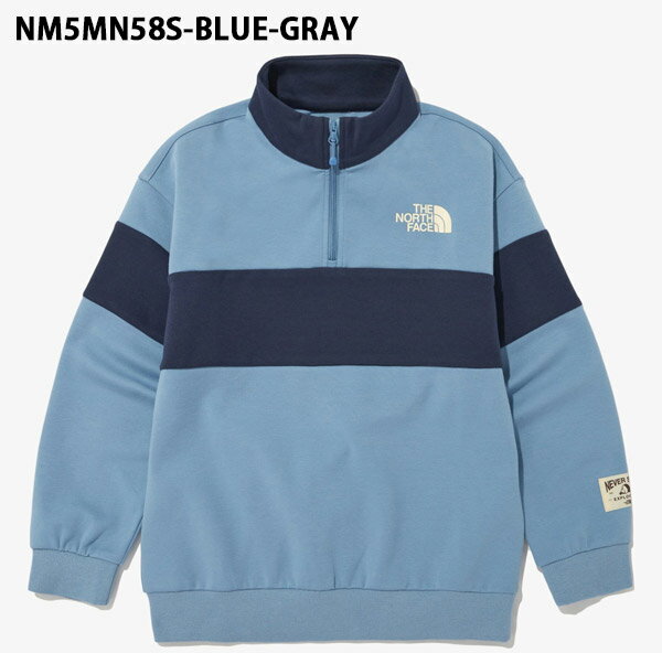 [THE NORTH FACE] K'S GO OUT SWEATSHIRTS ノースフェイス キッズ 長袖 Tシャツ トレーナー スウェットシャツ キッズ アウトドア 男の子 女の子 トレーナ ロゴトレーナ キッズトレーナトップス キッズトレーナウェア キッズ こどもの日 NM5MN58 2