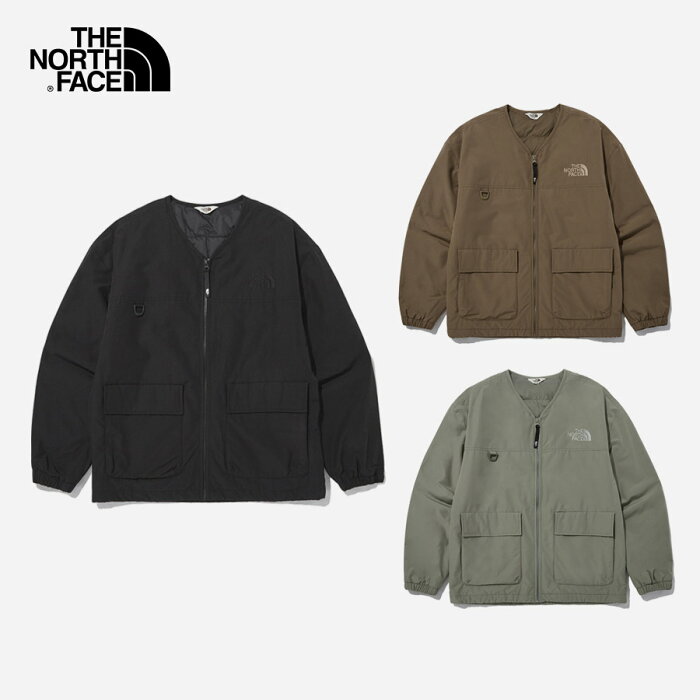 ノースフェイス THE NORTH FACE 男女兼用ユニセックスカーディガン アウタールーズフィット季節の変わり目オススメNEILTON HEAT CARDIGANカジュアルコーデ デイリー日常 軽量 ノーカラージャケット NJ3NN55