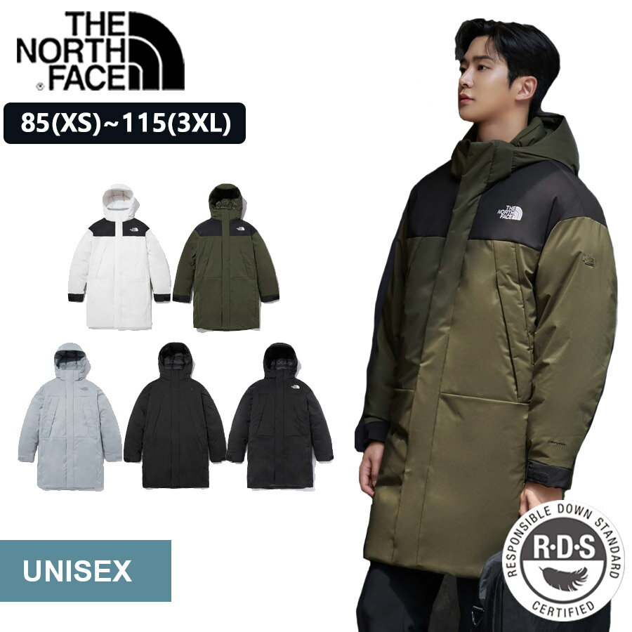 [THE NORTH FACE] ザノースフェイス RDSダウン使用 無料配送 韓国ファッション 男女兼用 重量 ダウンジャケット ユニセックスアウター ジャンパー AIR HEAT DOWN COAT 防寒用 デイリー ノースフェイスダウン ダウン 膝丈ロングダウンコート NC2DN50 -y