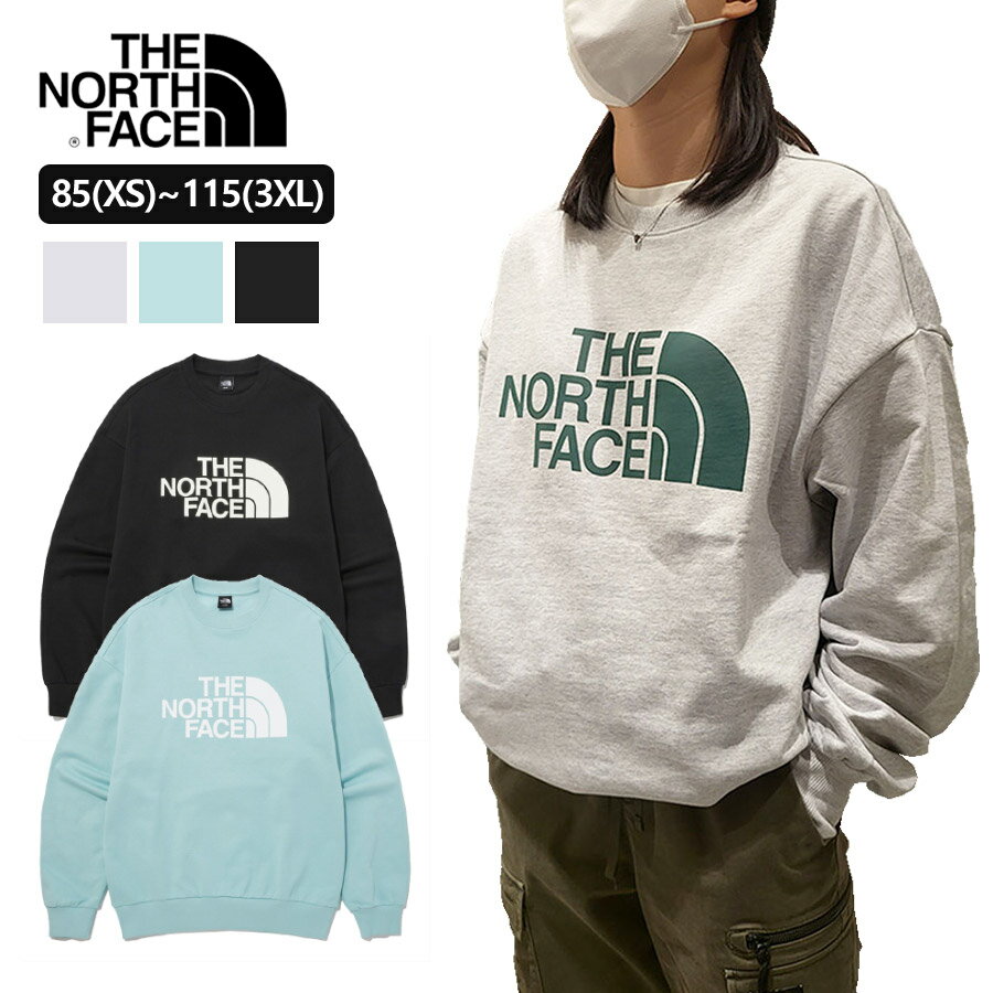 送料無料 ザノースフェイス THE NORTH FACE 男女兼用 トップス 綿100% ヌプシ グラフィック スウェットシャツ 長袖 基本 無地 トレーナー メンズ レディース COTTON LOGO RELAXED SWEATSHIRTS 単品 インナー デイリーコーデ 3色 NM5MP41