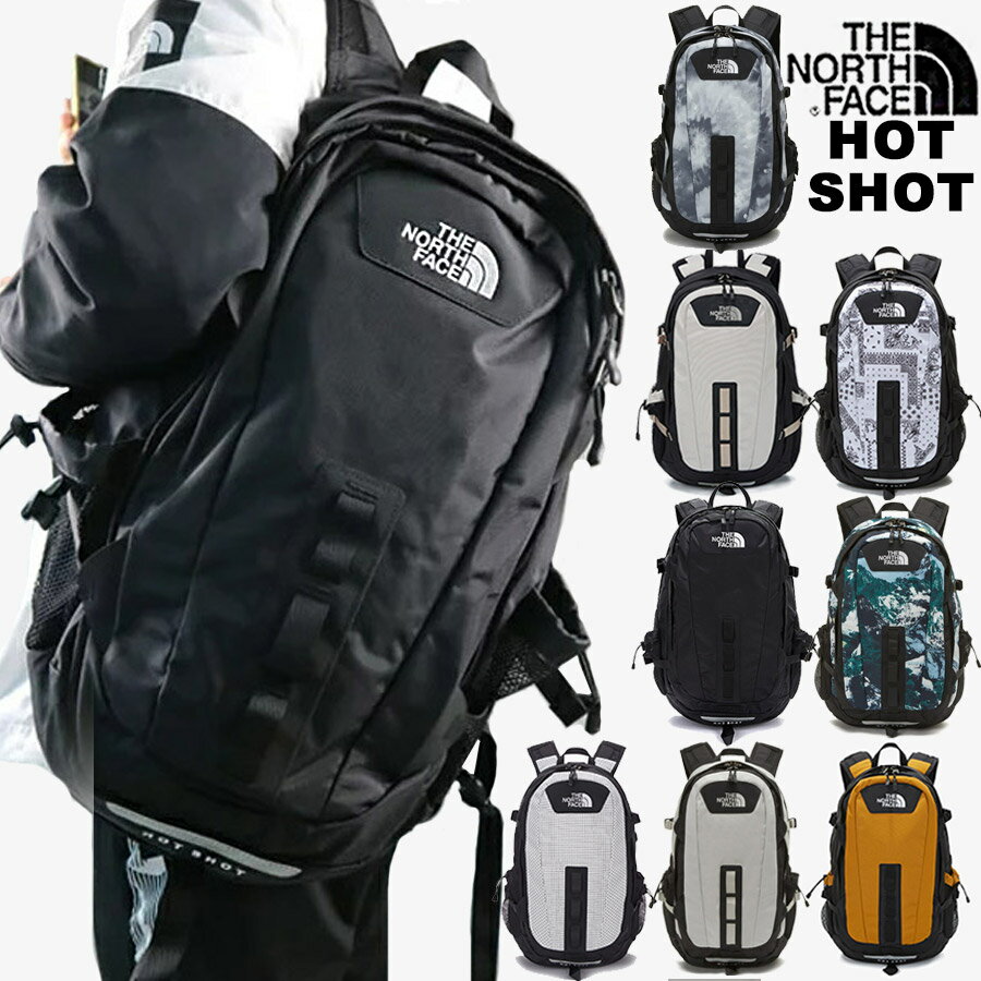 [THE NORTH FACE] HOT SHOT 大容量 リュック 28L 通勤 バックパック レディース リュック メンズ 軽い きれいめ 運動用 おしゃれ 50代 旅行 小さめ ブランド 登山 ノートPC 黒 大人 a4 40代 シングルショット NM2DN52 NM2DN01 NM2DM52