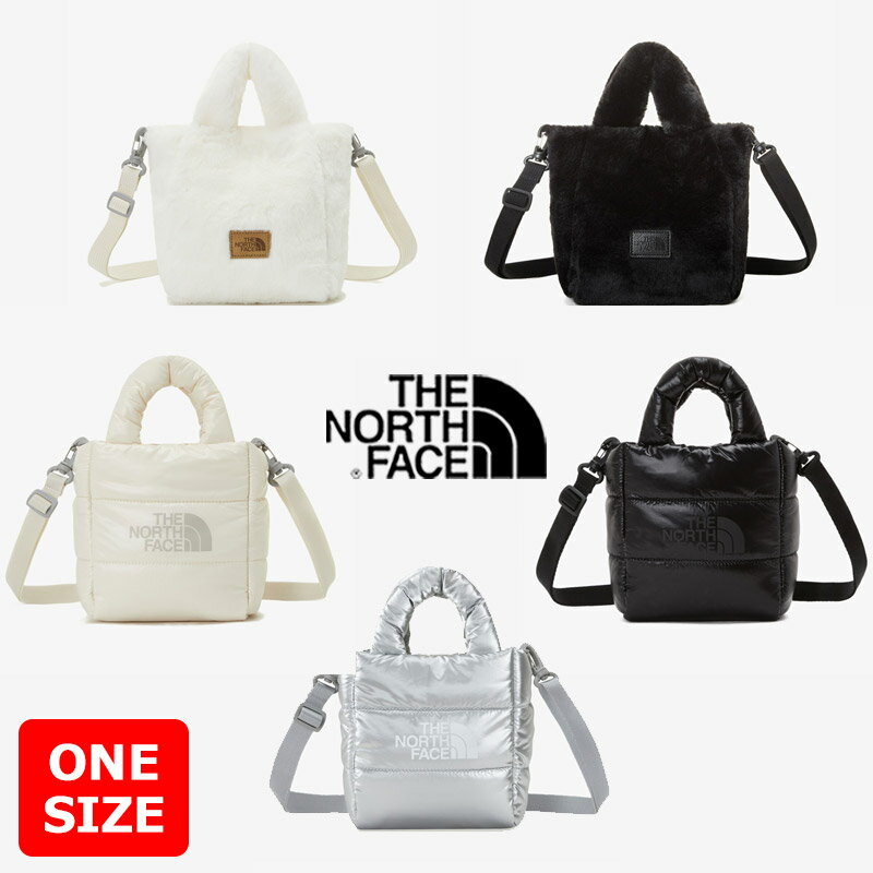 THE NORTH FACE ザノースフェイス PLUMPY TOTE BAG 小さめ 肩掛け ブランド メンズ ダウン フリース カジュアル ファスナー付き かわいい 軽い 旅行 女性 黒 2WAY ショルダー NN2PP68