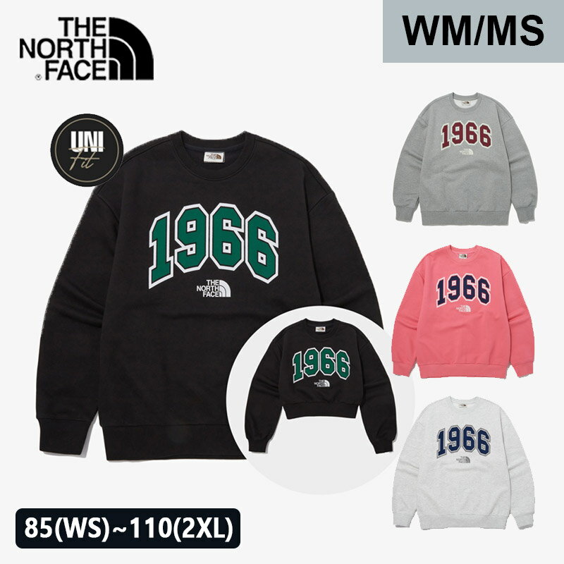 [the north face]ノースフェイス トレーナー ブランド おしゃれ オシャレ 1966 LOGO SWEATSHIRTS レディース メンズ XL XXL 冬 大きいサイズ かっこいい 厚手 裏起毛 かわいい スポーツ ペアルック 高校生男子 NM5MP51 1