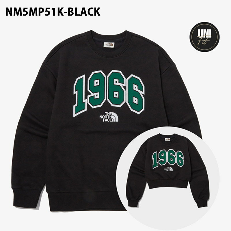 [the north face]ノースフェイス トレーナー ブランド おしゃれ オシャレ 1966 LOGO SWEATSHIRTS レディース メンズ XL XXL 冬 大きいサイズ かっこいい 厚手 裏起毛 かわいい スポーツ ペアルック 高校生男子 NM5MP51 2