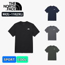 ノースフェイス Tシャツ 半袖 ロゴ ブランドTシャツ THE NORTH FACE カットソー トップス M'S EX RECOVERY S/S R/TEE Uネック クールネック NT7UQ16