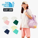 楽天bimishopTHE NORTH FACE KIDS 韓国子供服 ノースフェイス キッズ 上下セット トップス ボトムズ セットアップ K'S CAMPER CREW SET 半袖 スウェットシャツ トレーナー 女の子 男の子 運動 こどもの日 NT7UQ14