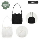 【韓国限定】カバーナット レディース COVERNAT Clover Heart Lace Mini Tote Bag ショルダーバッグ レディースバッグ 2WAY トートバッグ 韓国ファッション