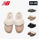 [ NEW BALANCE ] ニューバランス ミュール サンダル 秋冬 黒 秋 レディース 冬 ミュールサンダル フリーススリーパー モコモコ メンズ 冬用 冬レディース ブランド おしゃれ 靴 大きいサイズ 運転 SD3405