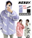 楽天bimishop[NERDY] ノルディMUHLY REVERSIBLE LOGO JACKET リバーシブル 冬コーデ韓国ファッション男女兼用アウター ファー ジップアップ フード付きジャケット 暖かいパーカーおしゃれ フード付き 長袖 カジュアルストリート 新商品 人気商品 3色 ホワイト ピンク ライトパープル