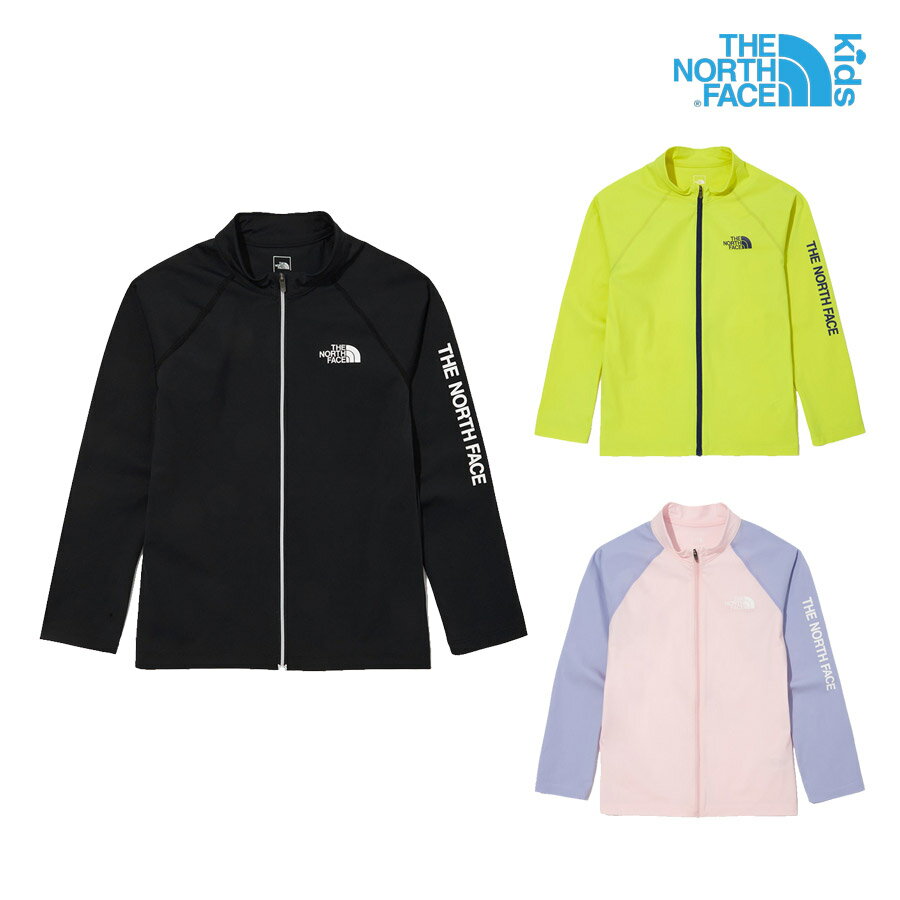 ザノースフェイス THE NORTH FACE K'S SUMMERLAND RASHGUARD 韓国キッズファッション キッズ水着女の子男の子 子供ラッシュガード夏オススメアイテムバカンス遠足100％正規品 3色 NJ5JN04