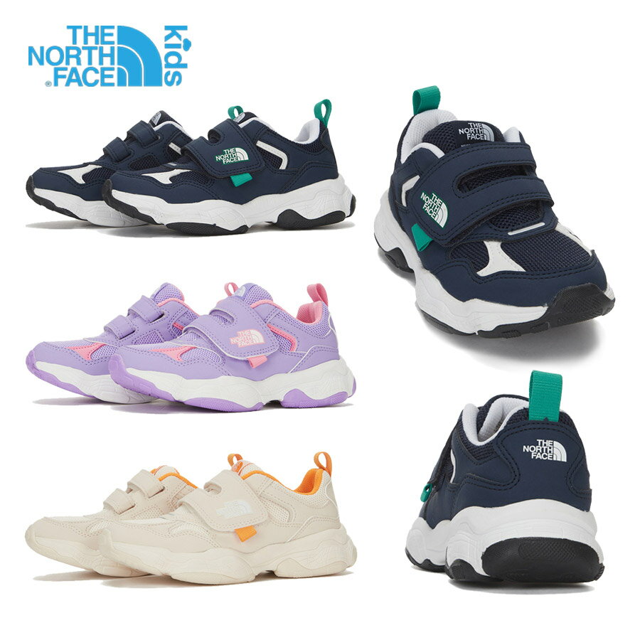 ザーノースフェイスTHE NORTH FACE KID DAKOTA SNEAKER 韓国キッズファッション 女の子男の子スニーカー運動靴通学用 遠足 旅行用 春夏秋冬 キッズ用 カジュアル シンプル 3色100％正規品NS96N03