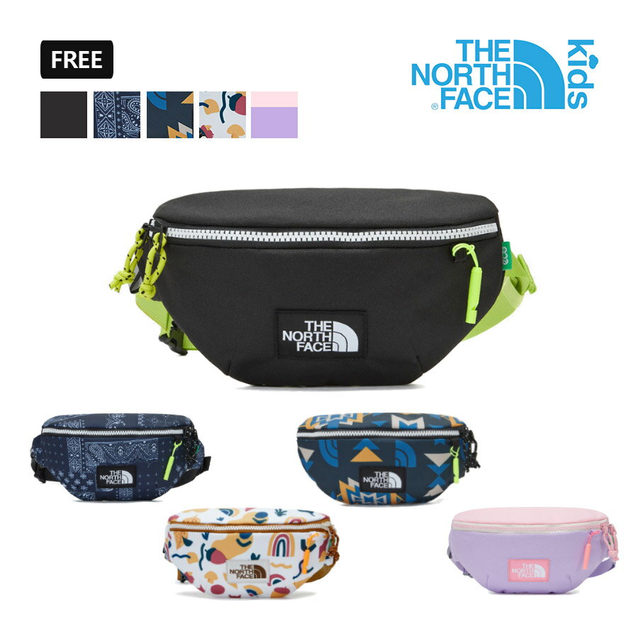 無料配送 ノースフェイスキッズ THE NORTH FACE KIDS WAIST BAG M 韓国キッズ カバン ウエストポーチ 軽量 ウエストバッグ 多機能 シンプル ボディバック 女の子 男の子 ピクニック 遠足 日常 デイリーコーデ アウトドア用 100％正規品 5色 NN2PN57