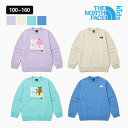 楽天bimishop[THE NORTH FACE KIDS] ノースフェイス キッズ 長袖 Tシャツ トレーナー スウェットシャツ キッズ アウトドア 男の子 女の子 動物 グラフィック ドロップショルダー ロングスリーブ K'S ANI-MATE SWEATSHIRTS 通学 遠足 旅行 キャンピング デイリー ゆったり 4色 NM5MP03