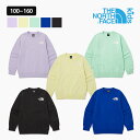 楽天bimishop[THE NORTH FACE KIDS] ノースフェイス キッズ 長袖 トレーナー スウェット アウトドア 男の子 女の子 無地 ドロップショルダー ロングスリーブ K'S ESSENTIAL SWEATSHIRTS 旅行 キャンピング デイリー ルーズフィット 5色 NM5MP02